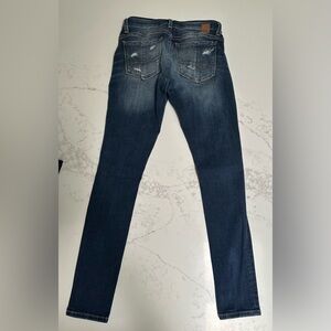 BKE Dark Blue Payton distressed Skinny Women's Jeans size 27x31.5